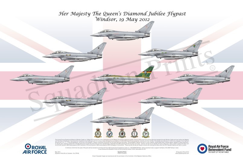 Queen's Diamond Jubilee Flypast Typhoons