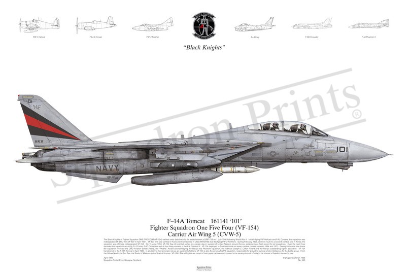 F-14A Tomcat - Print | Squadron Prints