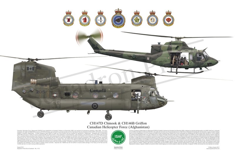 CH-147D Chinook &amp; CH-146B Griffon