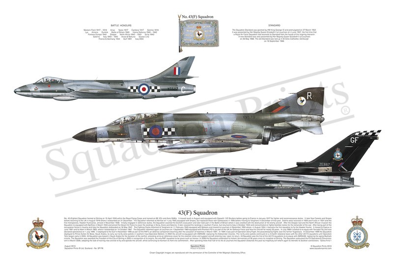 43 Squadron Triple Tornado F3 Phantom Hunter