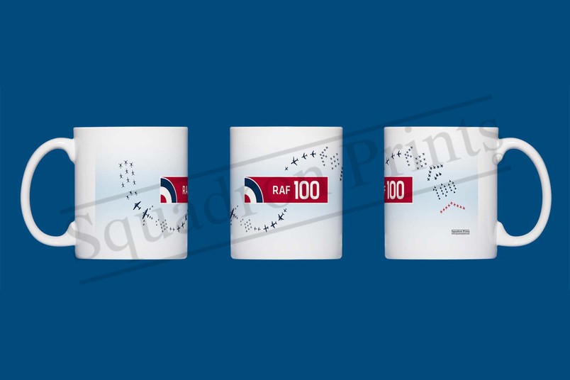 RAF100 Flypast Mug