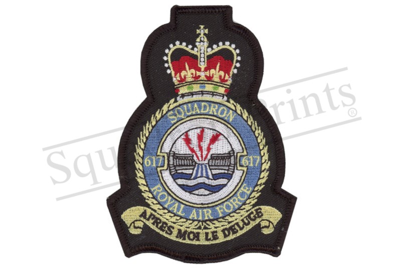 617 Squadron crest badge, Lightning
