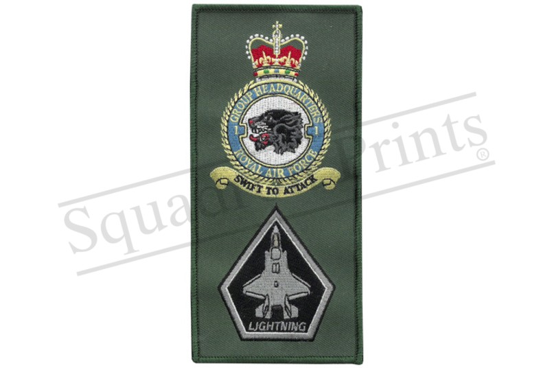 1 Group badge, Lightning 1 Group badge, Lightning