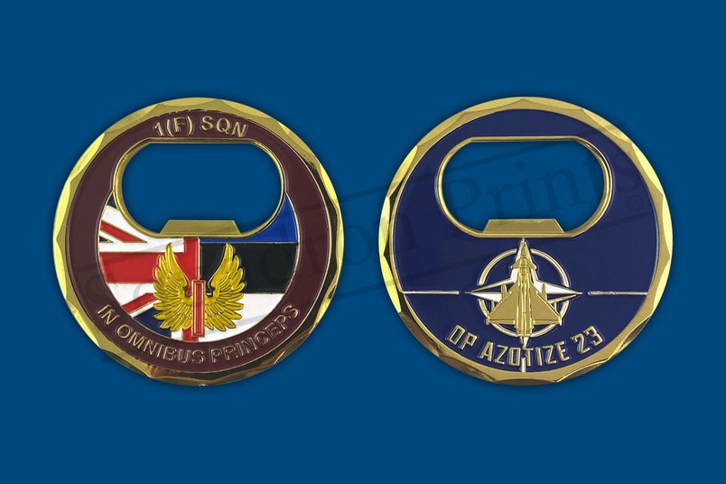 1(F) Squadron Op Azotize 23 Bottle Opener Coin
