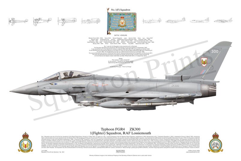 1(F) Squadron, Typhoon FGR4 print