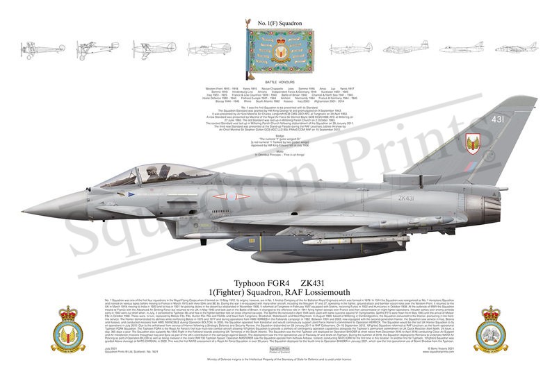 1 Sqn Typhoon FGR4 print