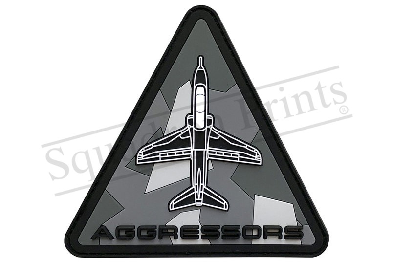 100 Squadron Aggressors Triangular PVC Patch