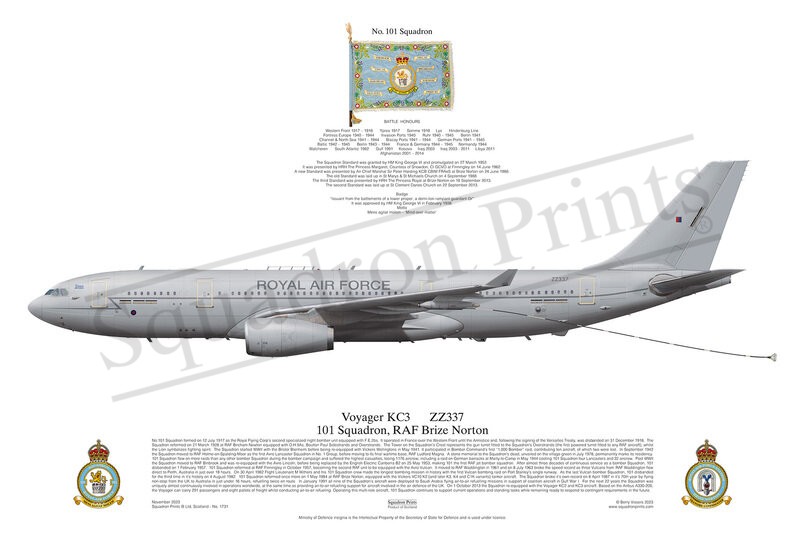 101 Squadron Voyager KC3 print