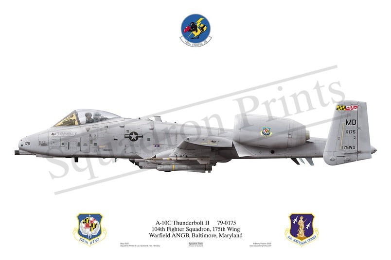 104 FS A-10C Thunderbolt print