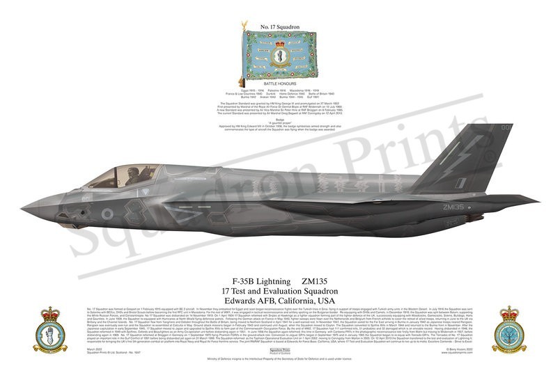 17 Sqn F-35B Lightning print