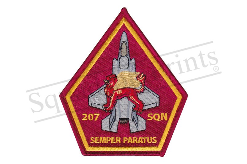 207 Squadron Pentagon  Patch