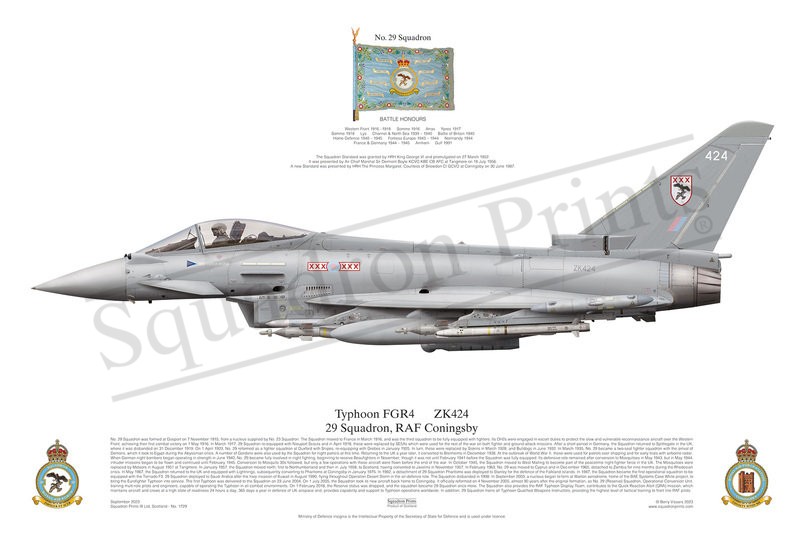 29 Sqn Typhoon FGR4 print