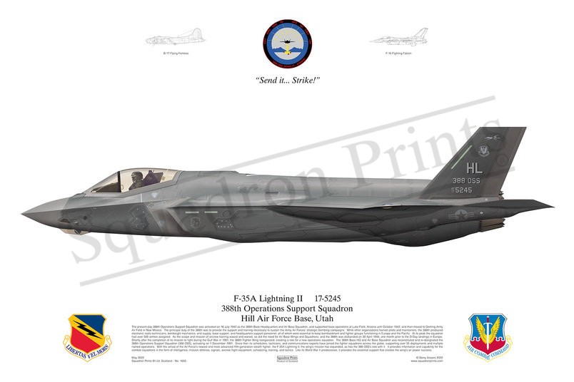 388 OSS F-35A Lightning II print