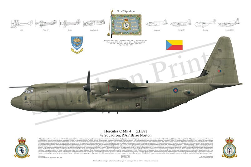 47 Sqn Hercules C4 print