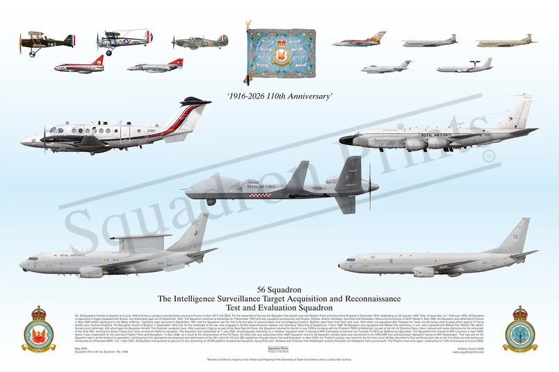 56 Sqn, 110th Anniversary print