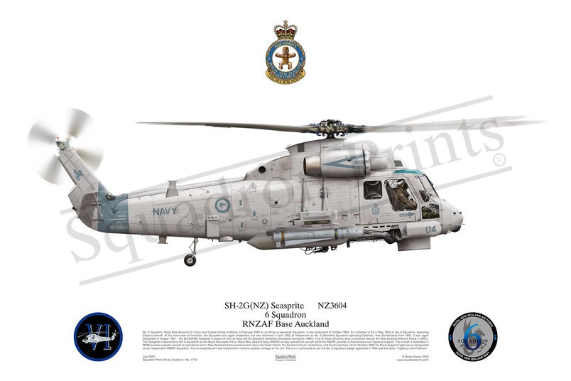 6 Sqn SH-2G(NZ) Seasprite print