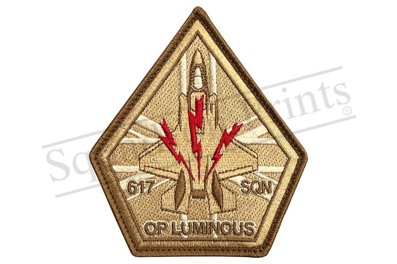 617 Squadron F-35 Pentagon Shape Op Luminous Patch