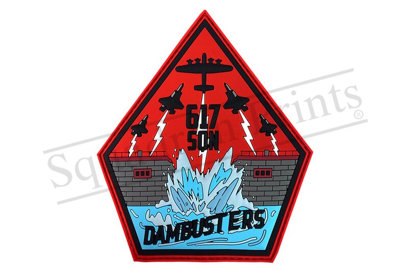 617 Squadron F-35 PVC Patch The Dambusters 617 Squadron F-35 PVC Patch The Dambusters