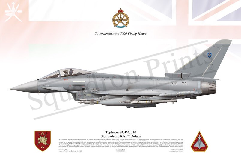 8 Sqn Typhoon FGR4 print