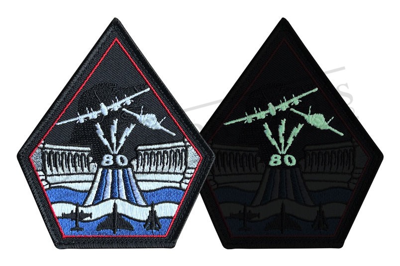 SALE 80th Anniversary 617 Squadron Pentagon Patch SALE 80th Anniversary 617 Squadron Pentagon Patch
