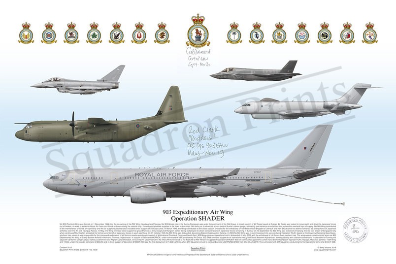 903 EAW Op Shader Signed Print F-35 Typhoon