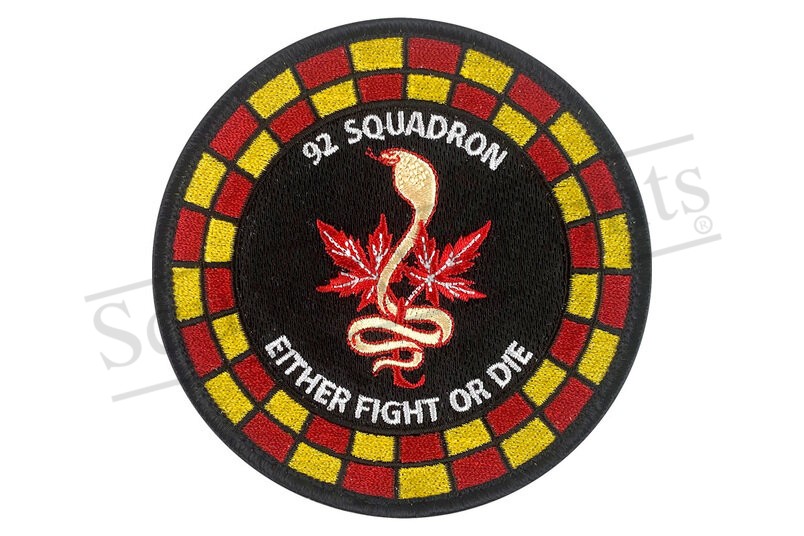 92 Squadron embroidered Patch