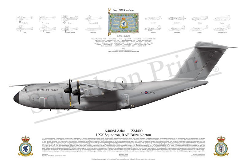 A400M Atlas 70 Sqn Print