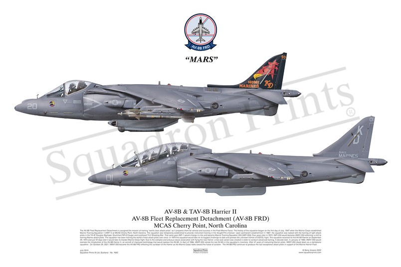 AV-8B FRD Harrier II print