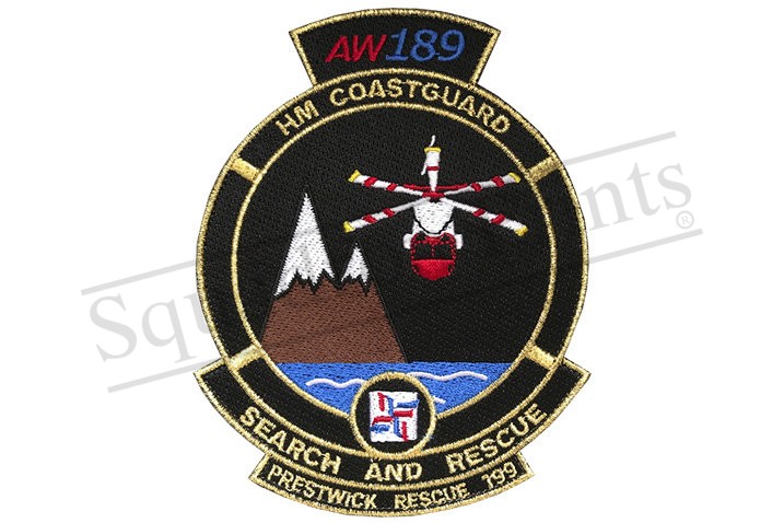 AW189 Coastguard Prestwick patch