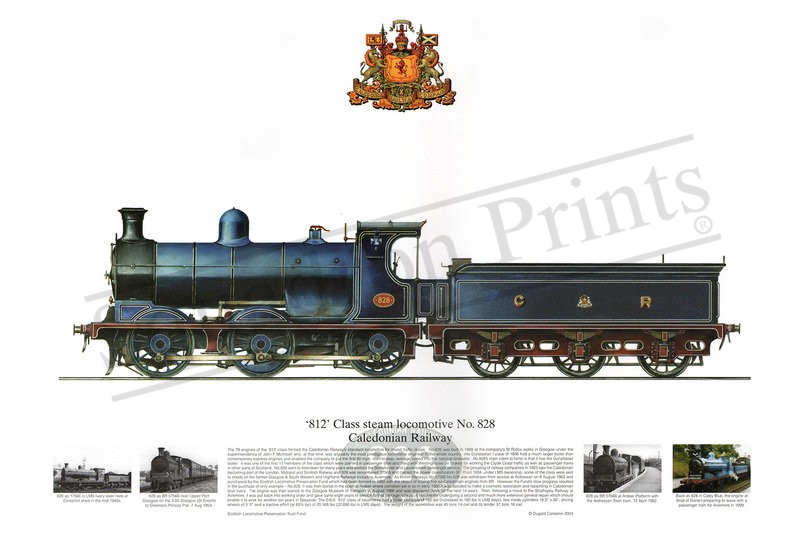 Caledonian Railway 812 Class Steam Locamotive
