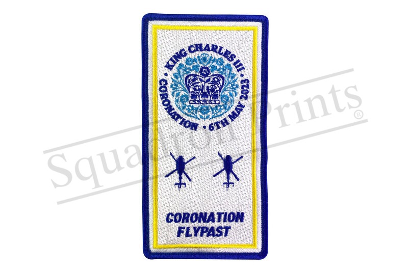 Coronation Flypast Patch Civilian Helicopters
