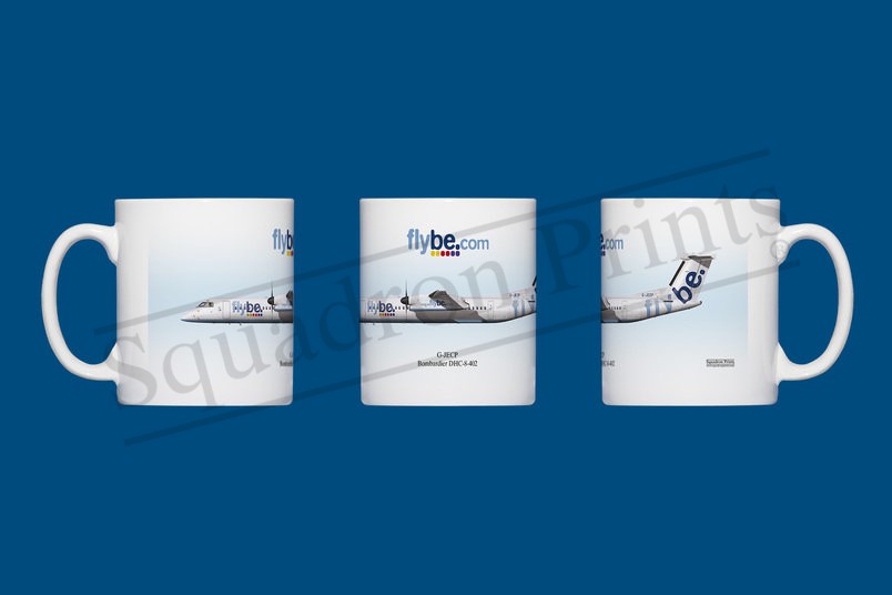 Flybe DHC-8-402 mug