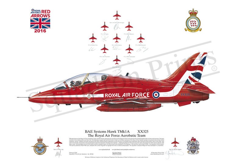 Hawk T1A The Red Arrows 2016