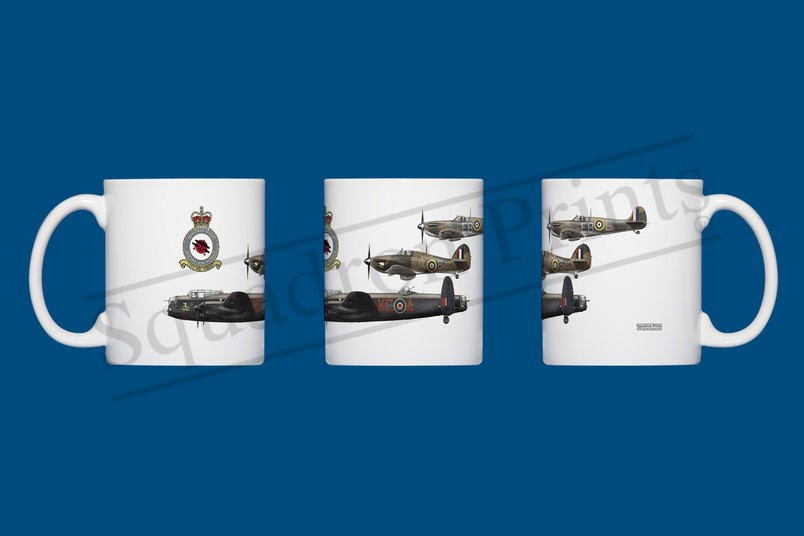 Lancaster BI, Hurricane IIc, Spitfire Ia