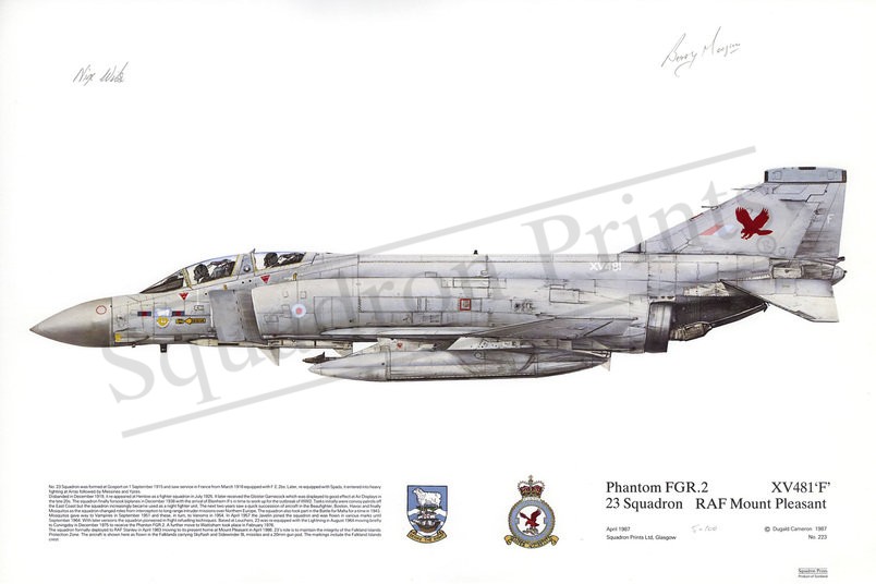 Leap Year Phantom 23 Squadron Signed & Flown