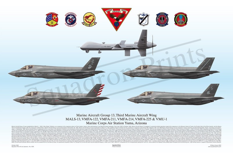 Marine Aircraft Group 13 print