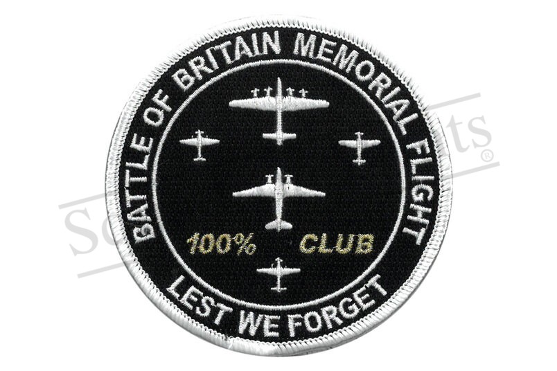 Old Battle of Britain Memorial Flight 100% Club Patch