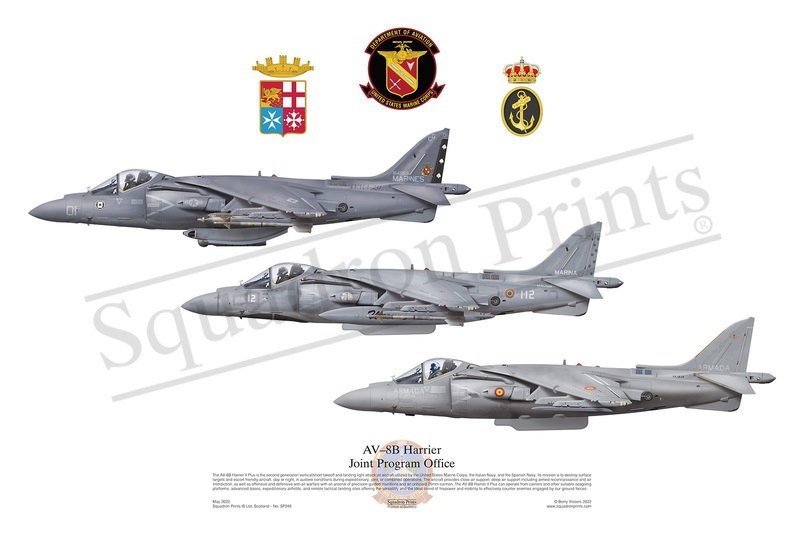 PMA-257 AV-8B Harrier II print