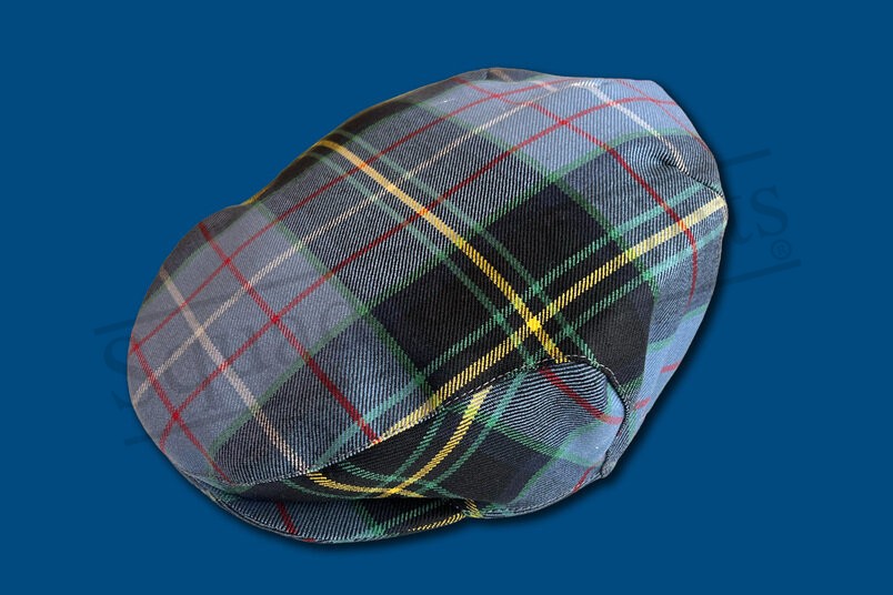 RAF Lossiemouth Tartan Flat Cap