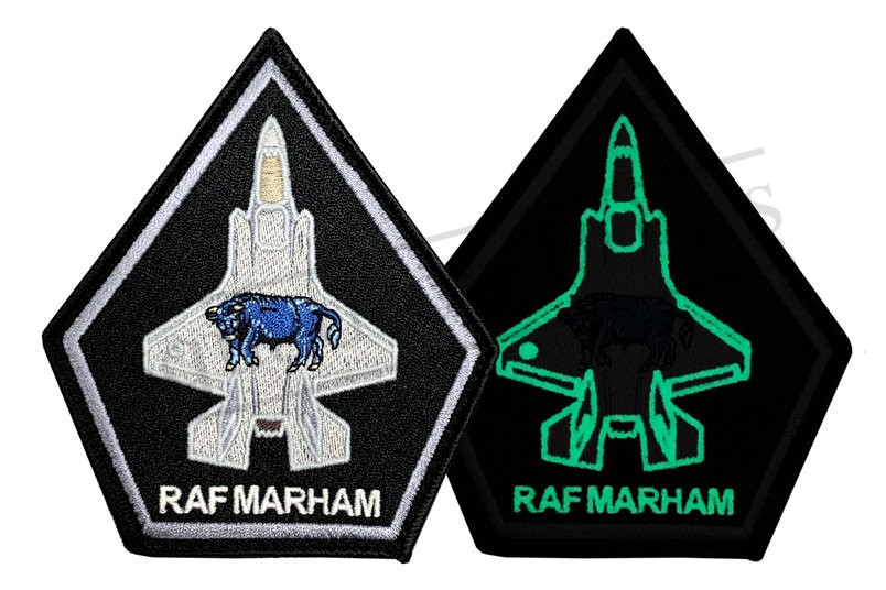 RAF Marham F-35 'Glow in the Dark' Patch (1 per person)