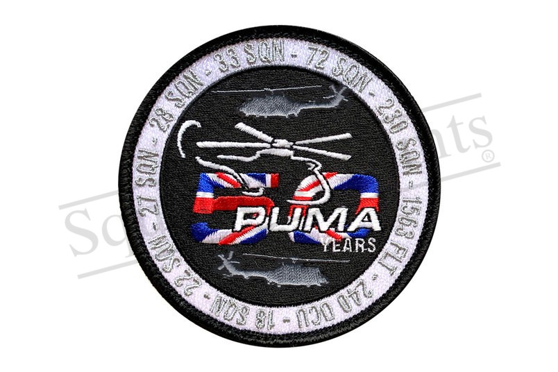 SALE RAF PUMA 50 Years Embroidered Patch