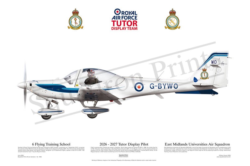 RAF Tutor Display print