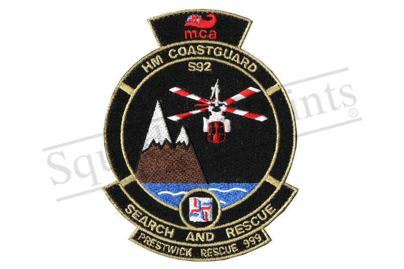 S92 Coastguard Prestwick patch