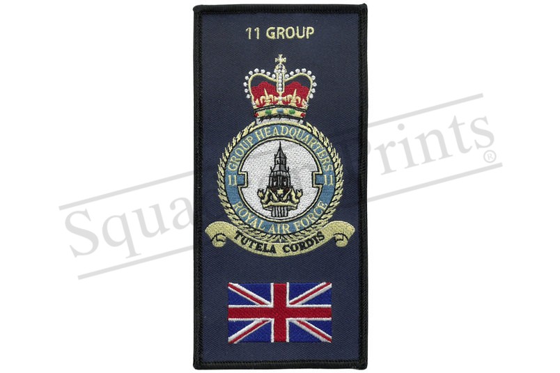 SALE 11 Group FACS Badge (Dark Blue) with Union Jack