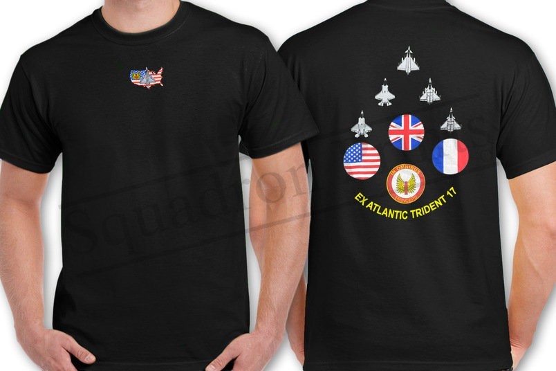 T-Shirt 1 Squadron Ex Atlantic Trident 17 Black