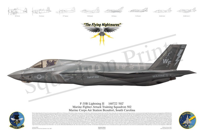 The Flying Nightmares F-35B Lightning II