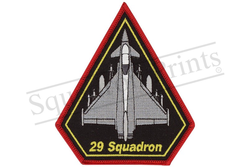 29 F Squadron Royal Air Force RAF 'Leckies' Triangle Embroidered Patch No 