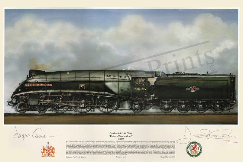 "Union of South Africa" Gresley A4 Class Train