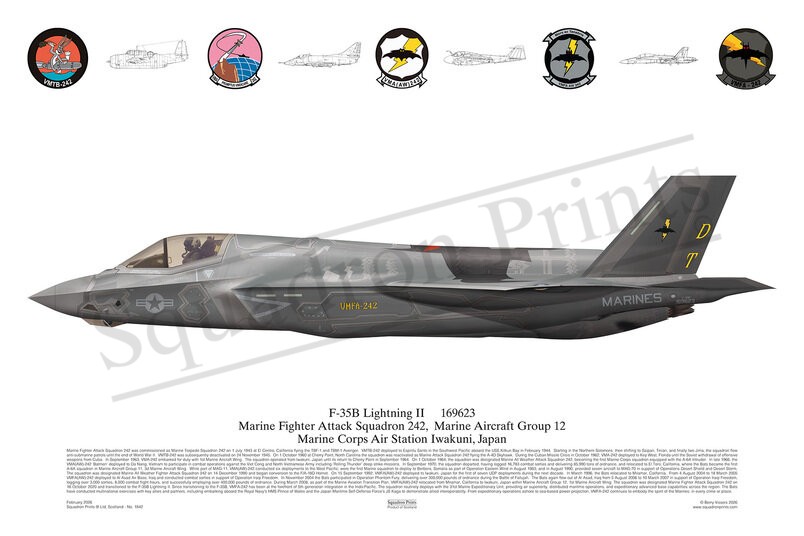 VMFA-242, F-35B Lighting II print
