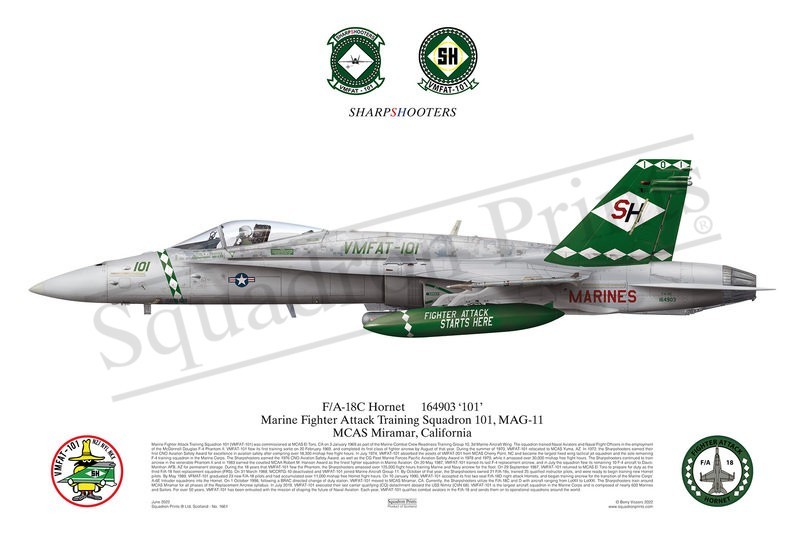 VMFAT-101 Hornet print